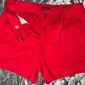 Nautica Red Women’s size 6 cotton shorts
